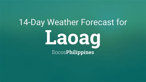 Laoag, Philippines 7 Day Weather Forecast .